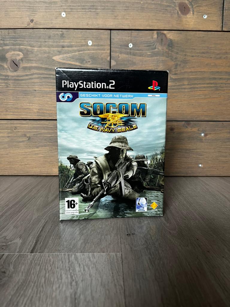 SOCOM US NAVY SEALS - PS2, Spelcomputers en Games, Games | Sony PlayStation 2, Online, 1 speler, Ophalen of Verzenden, Zo goed als nieuw