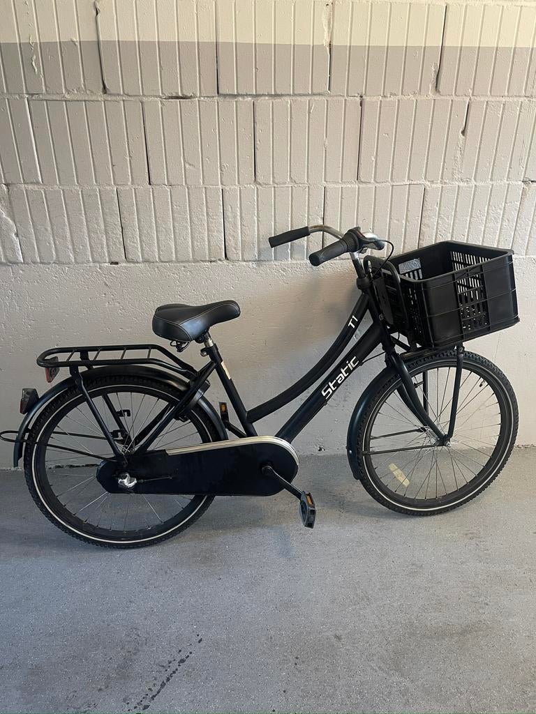 Fiets met mandje, Fietsen en Brommers, Fietsen | Meisjes, Ophalen, Terugtraprem, Versnellingen, Gebruikt