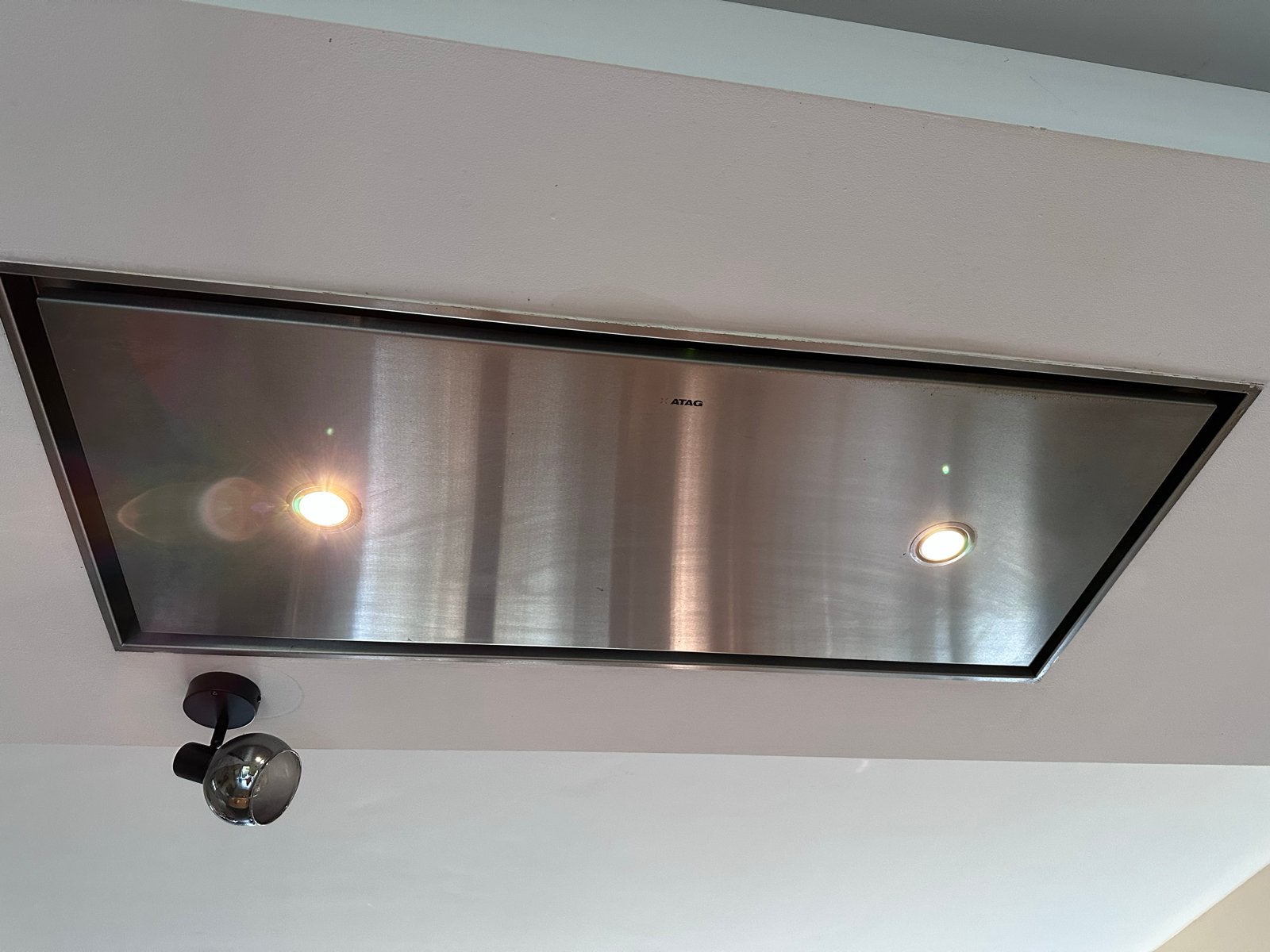 ATAG afzuigkap - Inbouw - RVS, Ophalen, Gebruikt, Inbouw, Overige typen