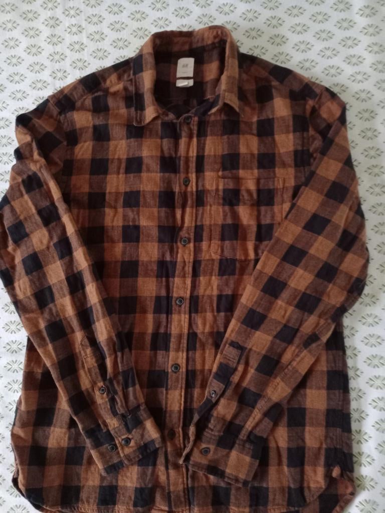 Flanellen blouse, overhemd, M, geblokt, Ophalen of Verzenden, Hondenjas