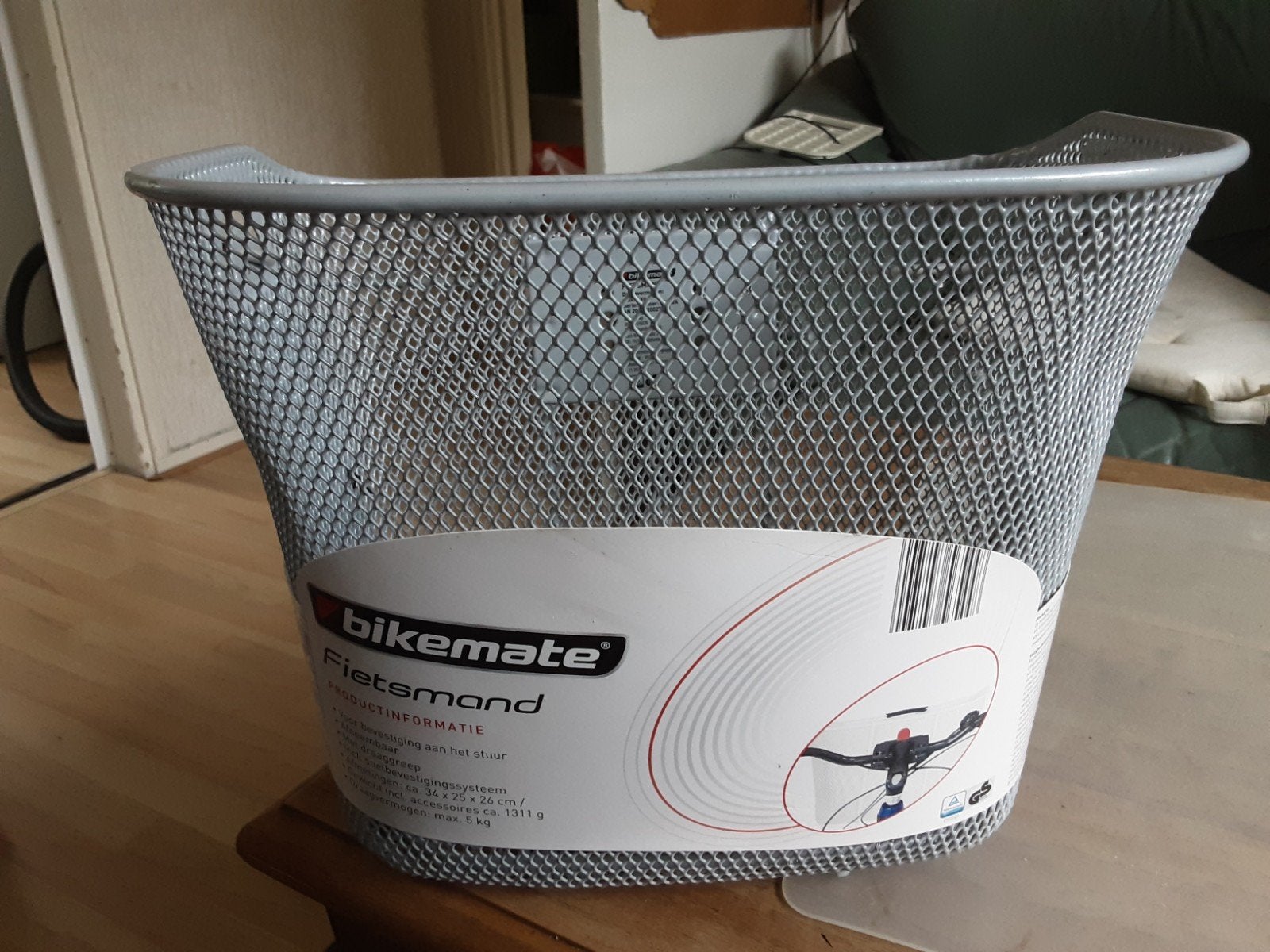 Bikemate Fietsmand - Nieuw met Stuurbevestiging, Fietsen en Brommers, Fietsaccessoires | Fietsmanden, Ophalen, Stuurbevestiging