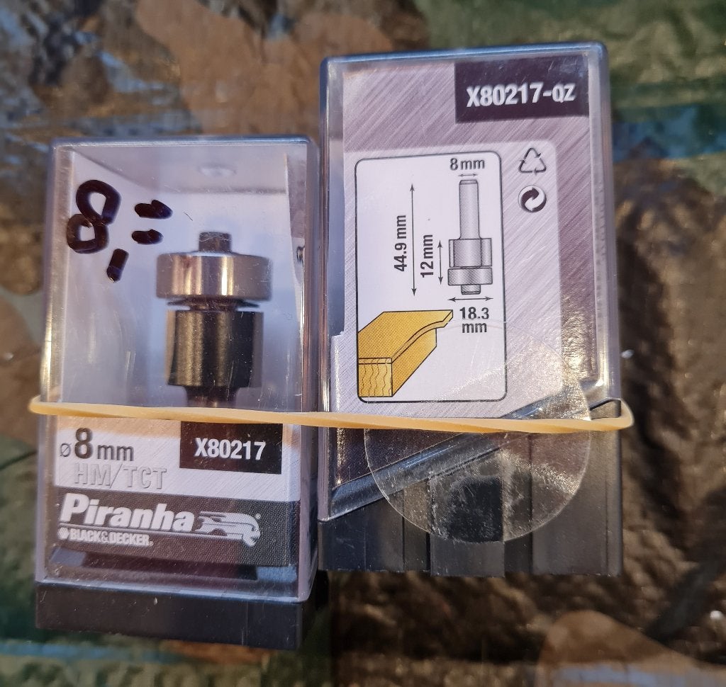 11 Piranha houtfrezen - NIEUW - Super kwaliteit - Zie foto's, Ophalen of Verzenden, Nieuw, Elektrisch, Bovenfrees