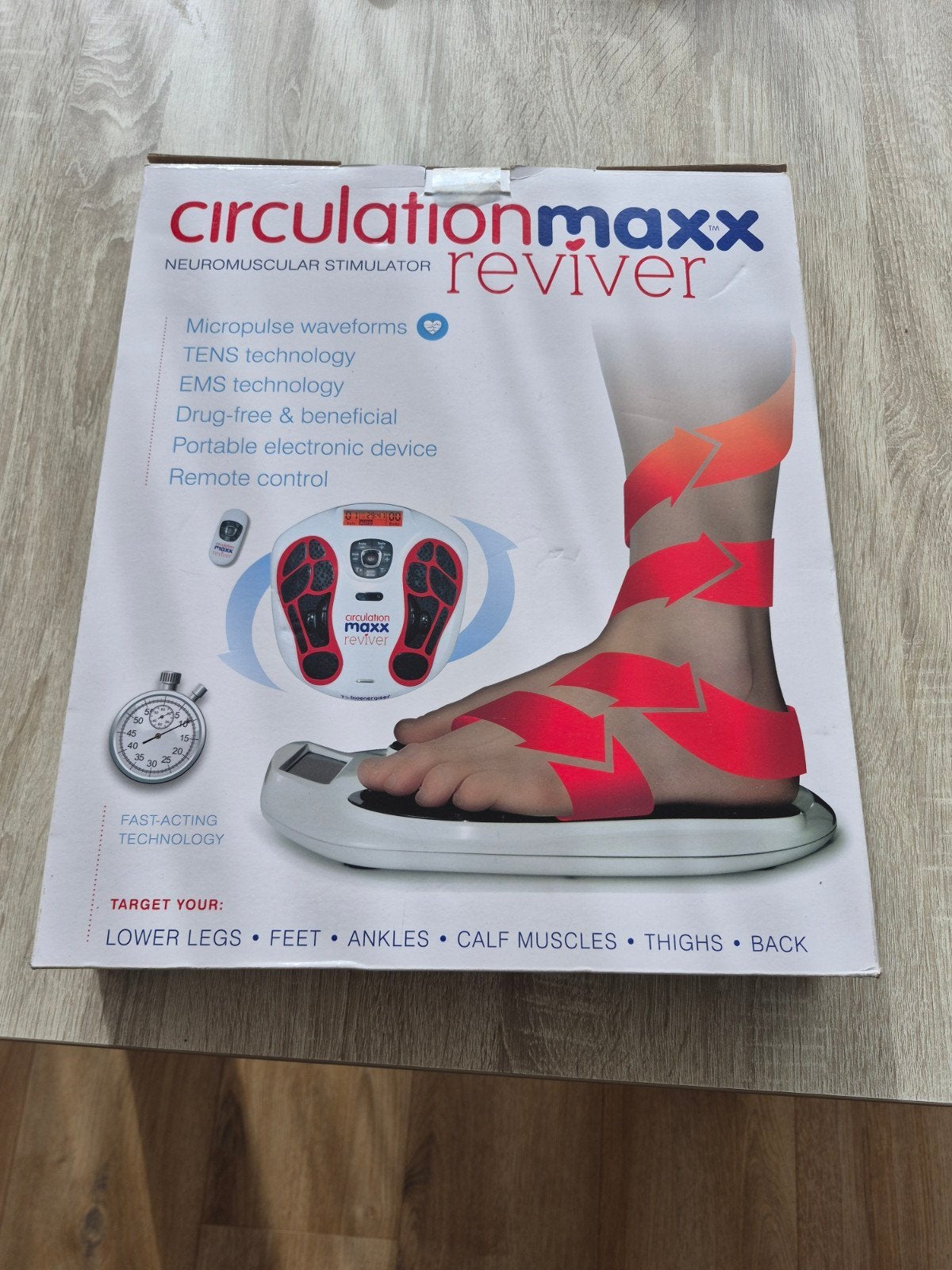 Circulation Maxx Reviver – EMS/TENS Bloedcirc, Ophalen of Verzenden, Gebruikt