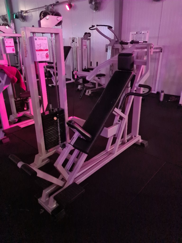 Panatta Pec Deck Alto / Incline Chest Press / Extra Heavy, Ophalen of Verzenden, Gebruikt, Benen, Overige typen