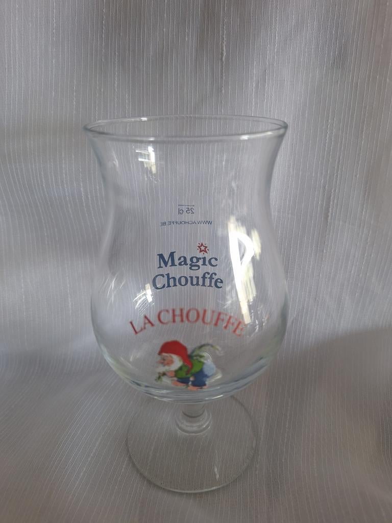 LA CHOUFFE, Magic Chouffe glas 0,25 (#1), Ophalen of Verzenden, Zo goed als nieuw, Bierglas