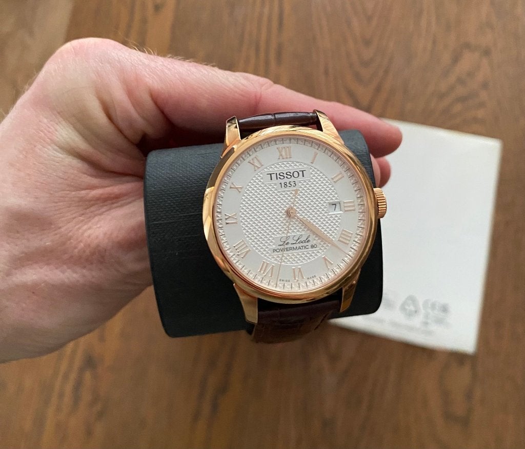 Tissot Le Locle Powermatic 80 - Ongebruikt in originele doos, Sieraden, Tassen en Uiterlijk, Horloges | Heren, Leer, Polshorloge