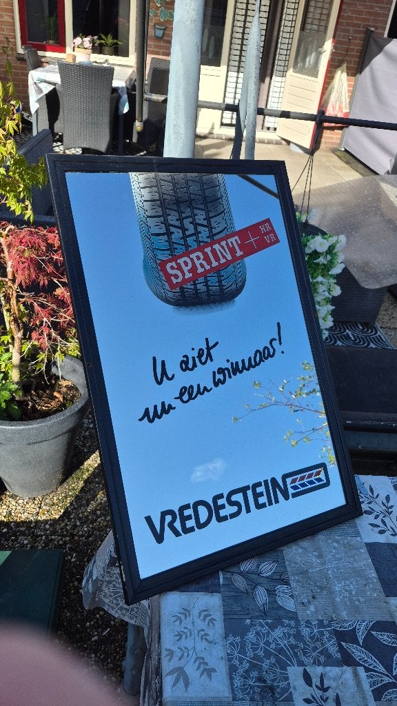 reclame spiegel, Verzamelen, Ophalen, Gebruikt, Reclamebord