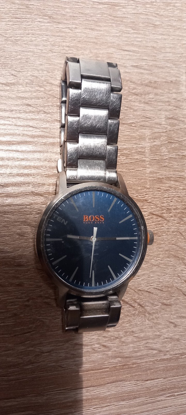 Stijlvol BOSS Hugo Boss horloge met stalen band, Overige merken, Staal, Gebruikt, Polshorloge