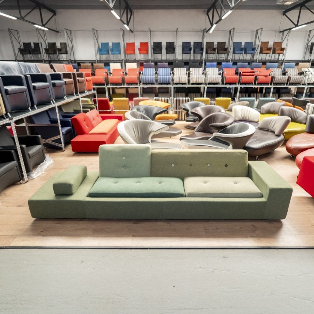 Vitra Polder Sofa XXL Groen Mix Stof
