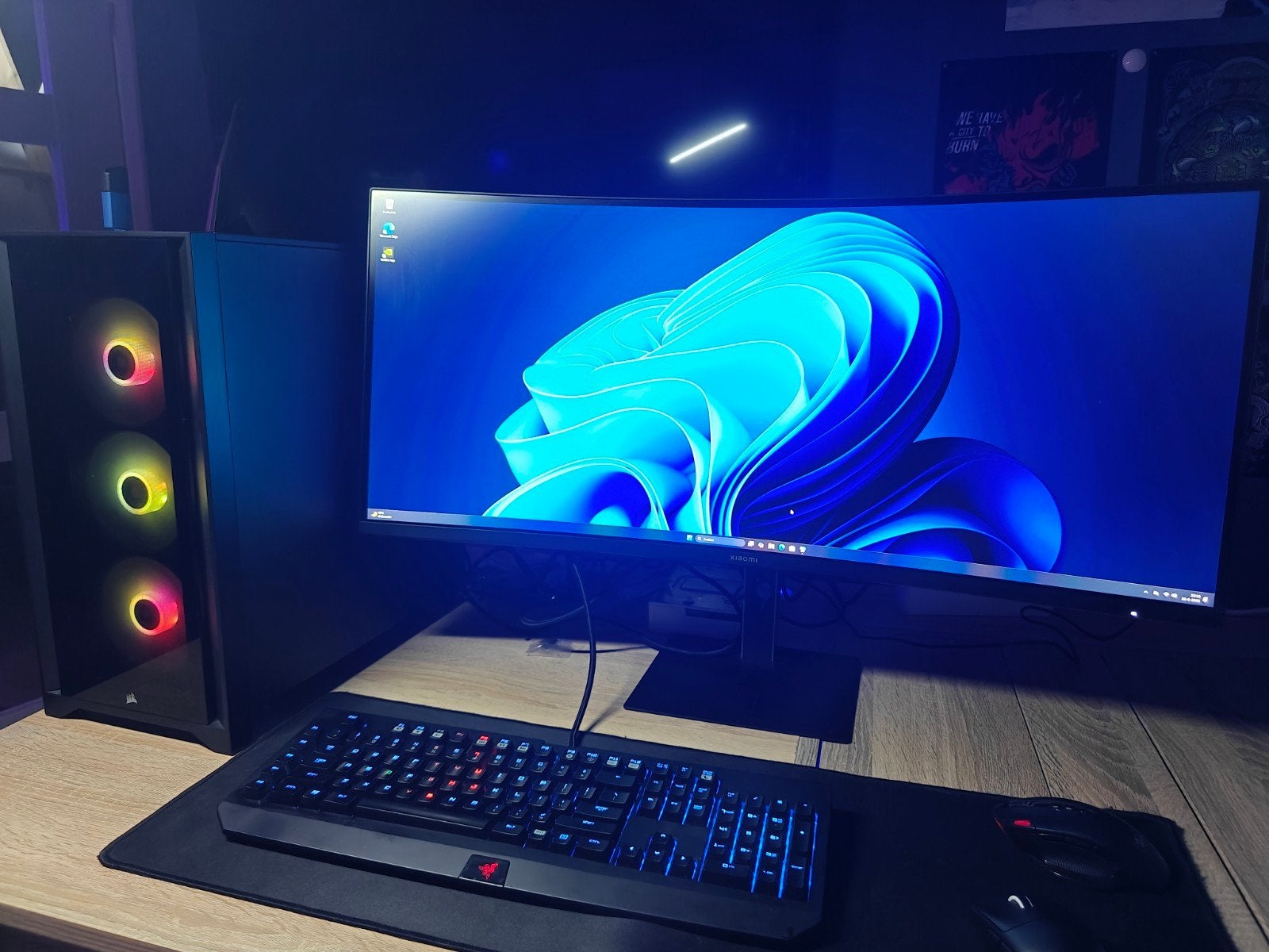 Gaming PC (RTX 3080, AMD 5800X, 32GB 3600MHZ) + 34 Ultrawide, Met monitor, 32 GB, 1.128 TB SSD, AMD Ryzen 7 5800X