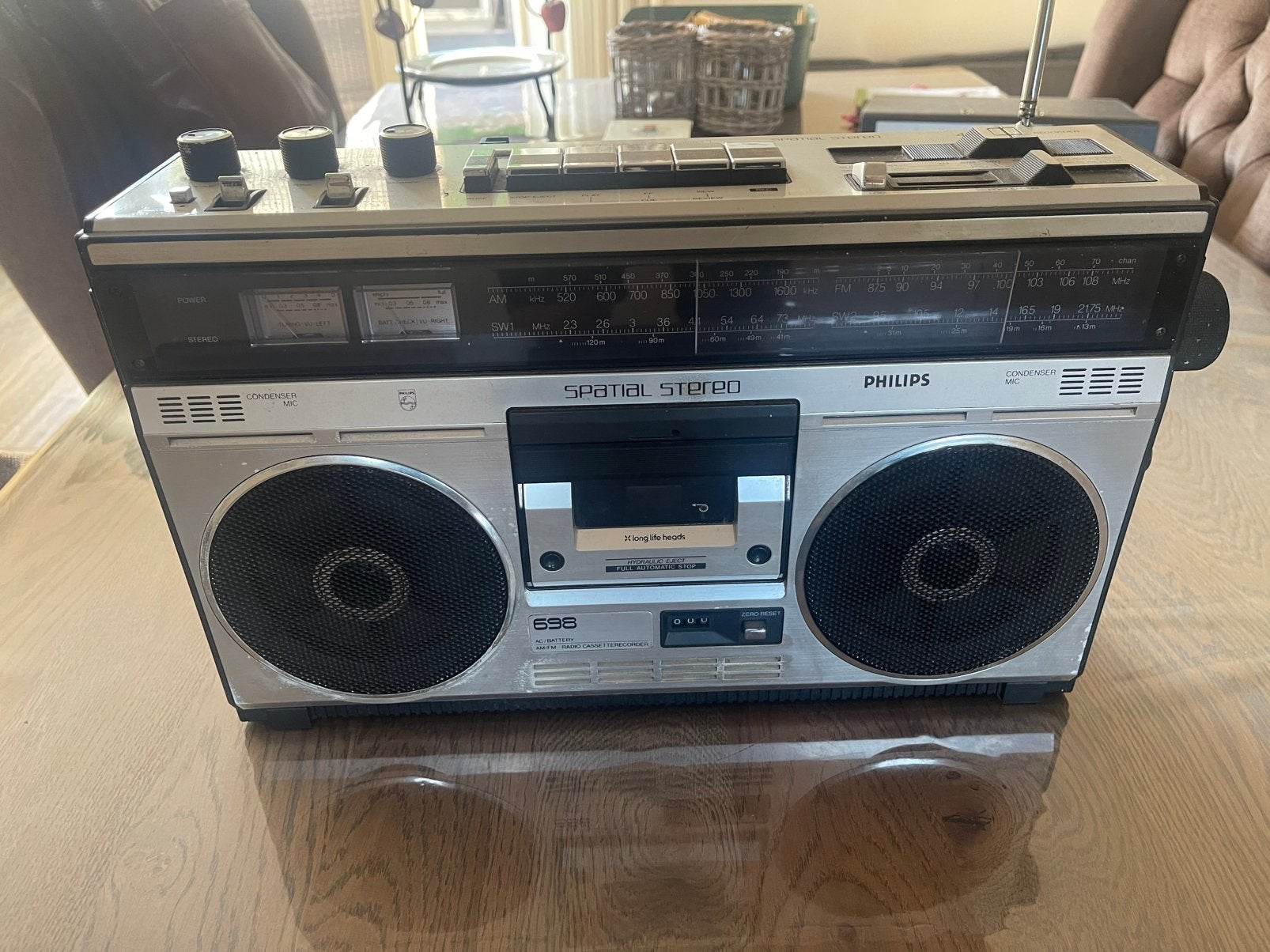 Draagbare radio cassette, Ophalen, Gebruikt