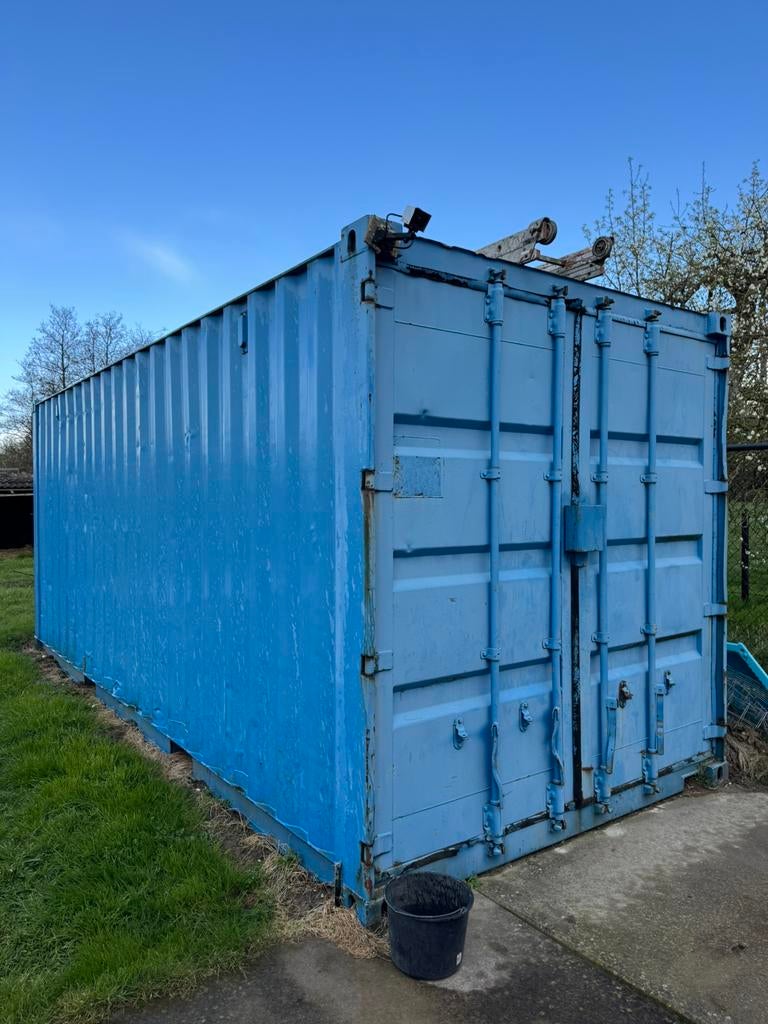 Container 6 meter, Ophalen