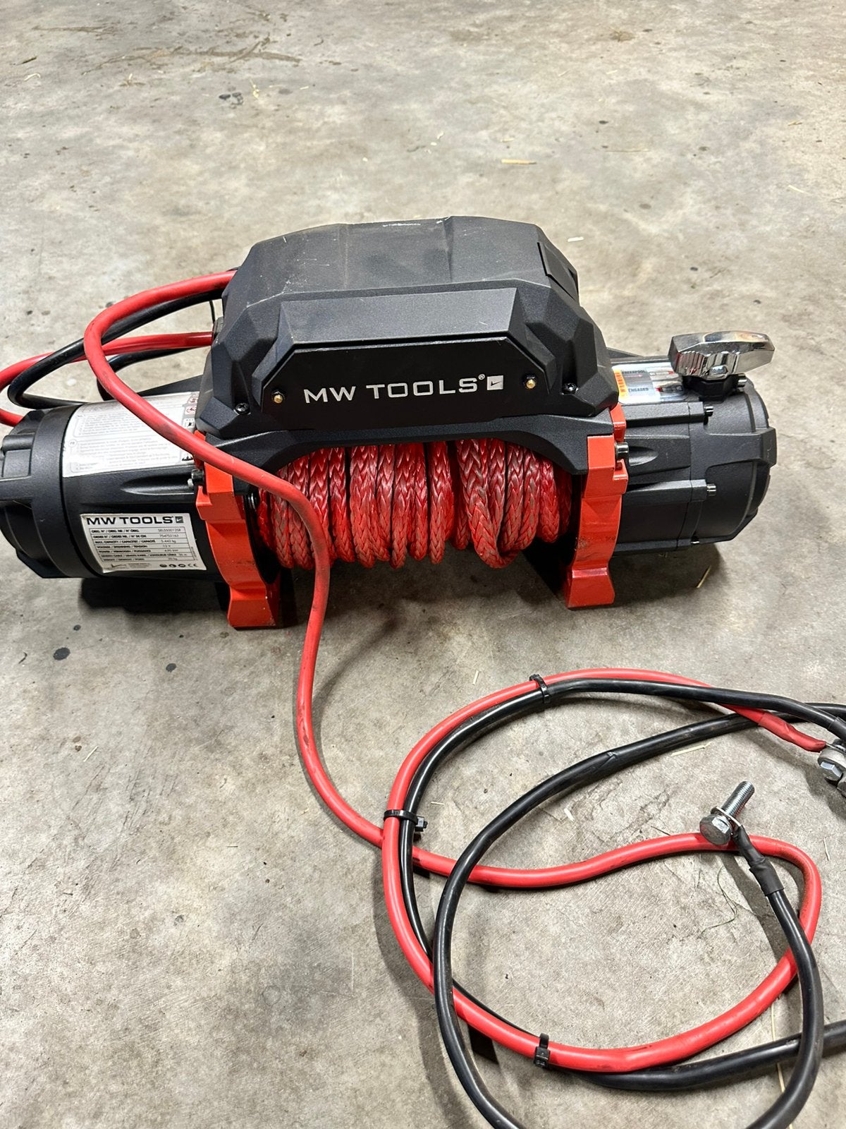 Autolier 12 Volt 5400 kilo, Ophalen