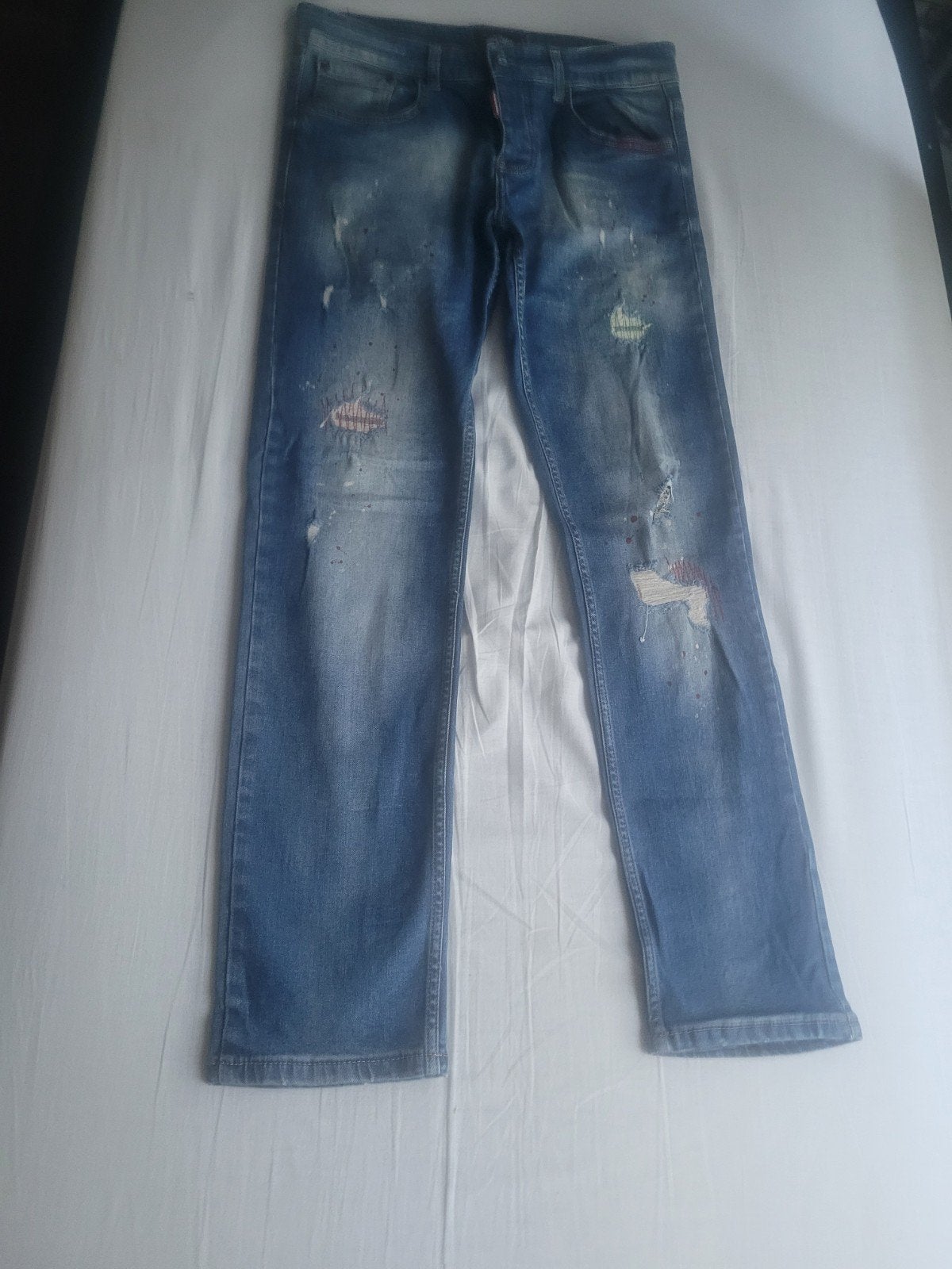 Dsquared2 Jeans - Maat W32 - Gedragen, Dsquared2, Blauw, W32 (confectie 46) of kleiner, Ophalen of Verzenden