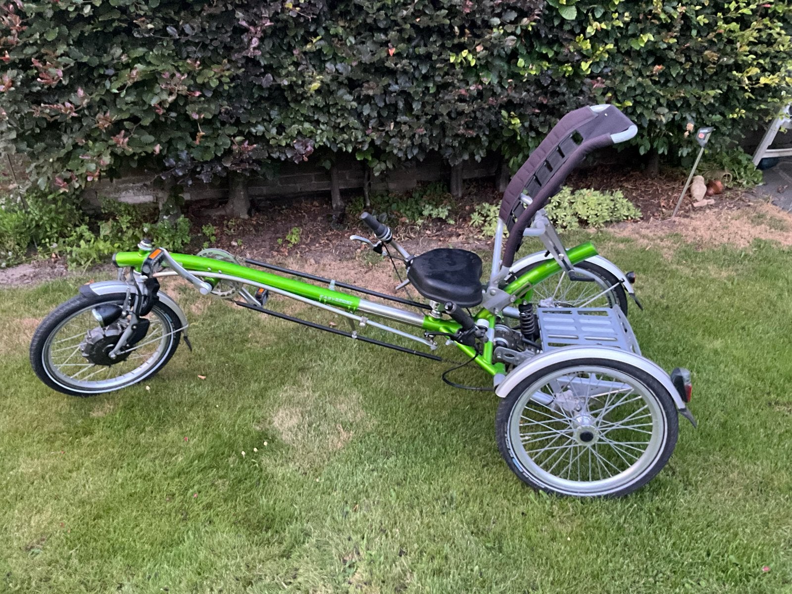 Easy Sport Ligfiets - Groen, Zo goed als nieuw, Ophalen, Zo goed als nieuw, Schijfrem, Verstelbare zitting
