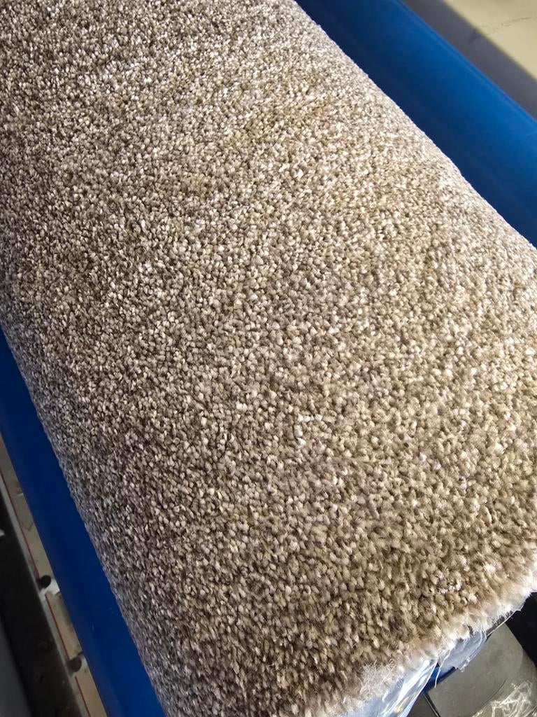 Zacht Greige Tapijt - 400cm breed - €15/m², Grijs, Ophalen of Verzenden, 200 cm of meer, Modern