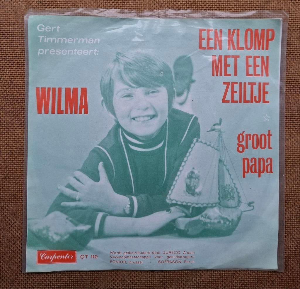 Wilma - Een klomp met een zeiltje  - Single is TOP, Cd's en Dvd's, Gebruikt, Verzenden, 7 inch, Single