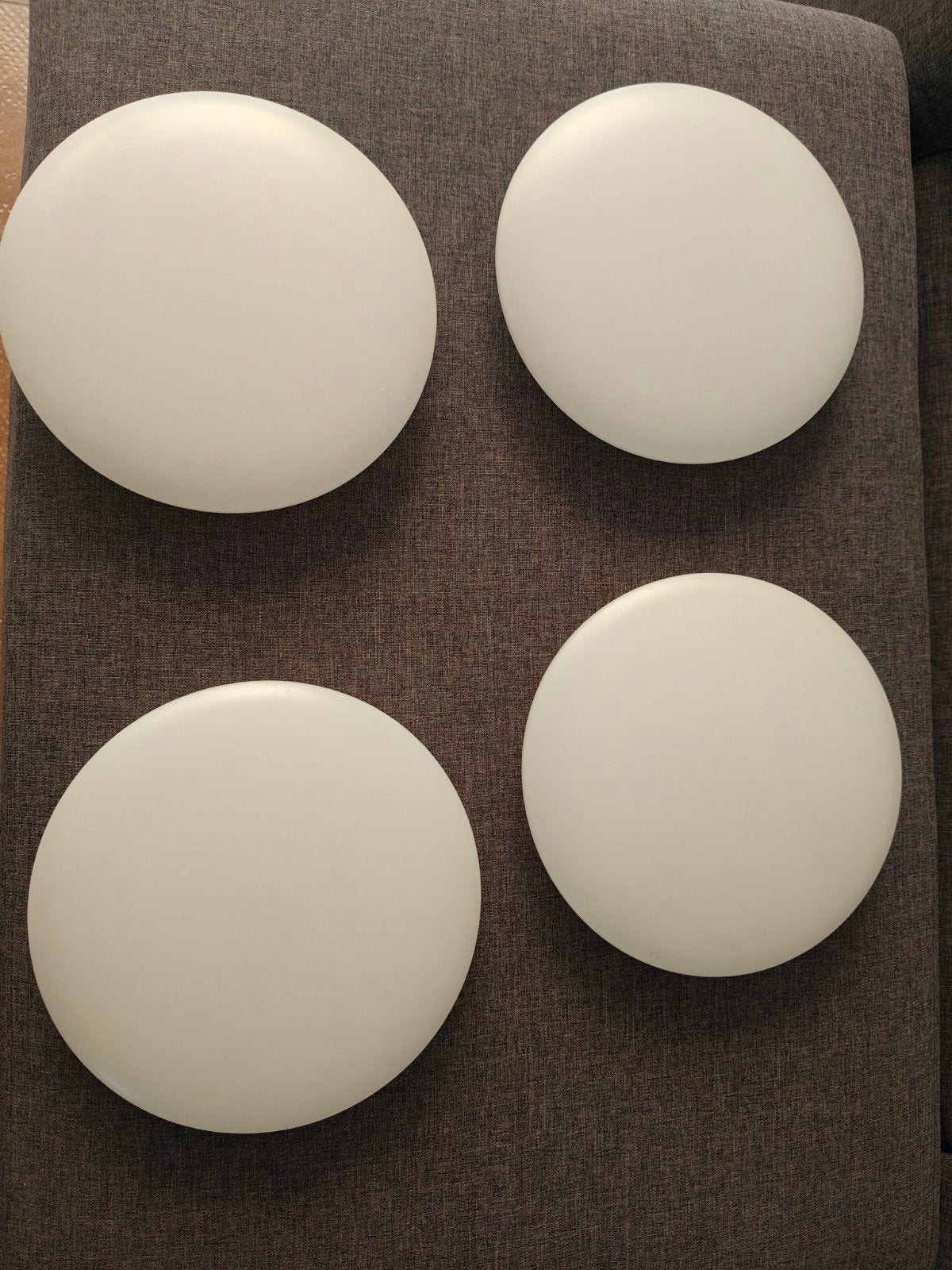 4x Philips LED Plafondlampen - Wit - goede staat, Ophalen, Wit, Kunststof, Philips