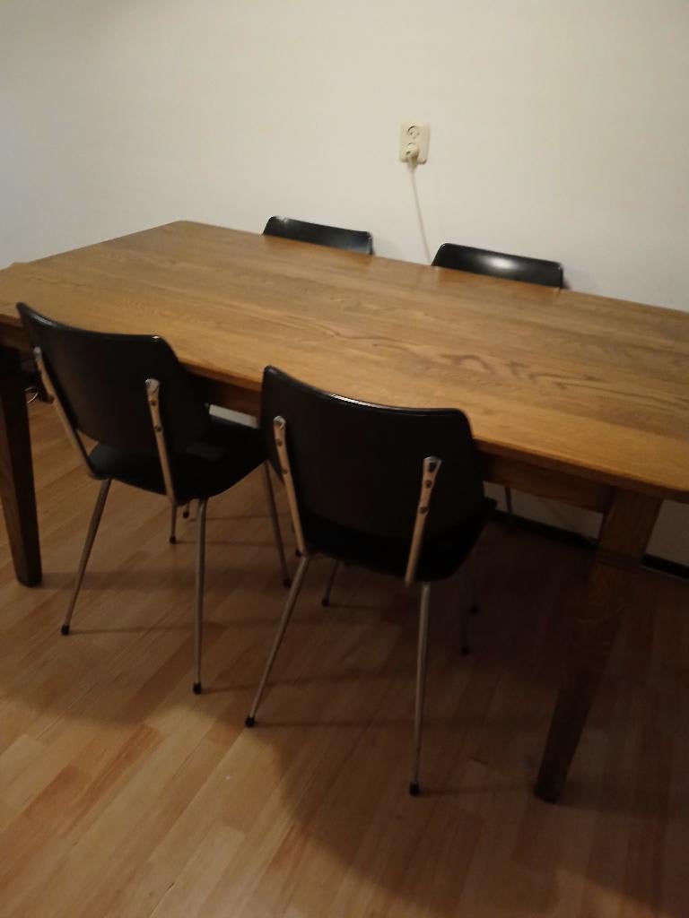 Prachtige  eettafel  150-90., Huis en Inrichting, Tafels | Eettafels, Ophalen, Gebruikt, 50 tot 100 cm, 150 tot 200 cm