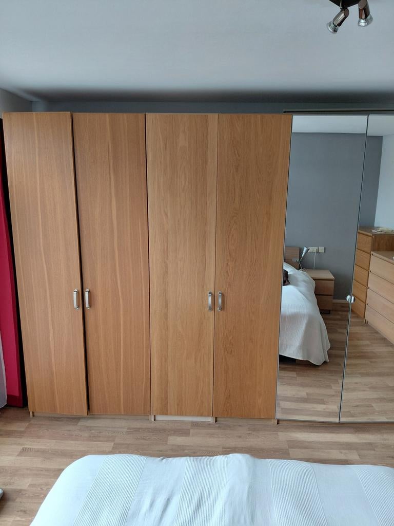 Pax ikea kledingkast.licht eiken  3 meter., Ophalen, Tweepersoons