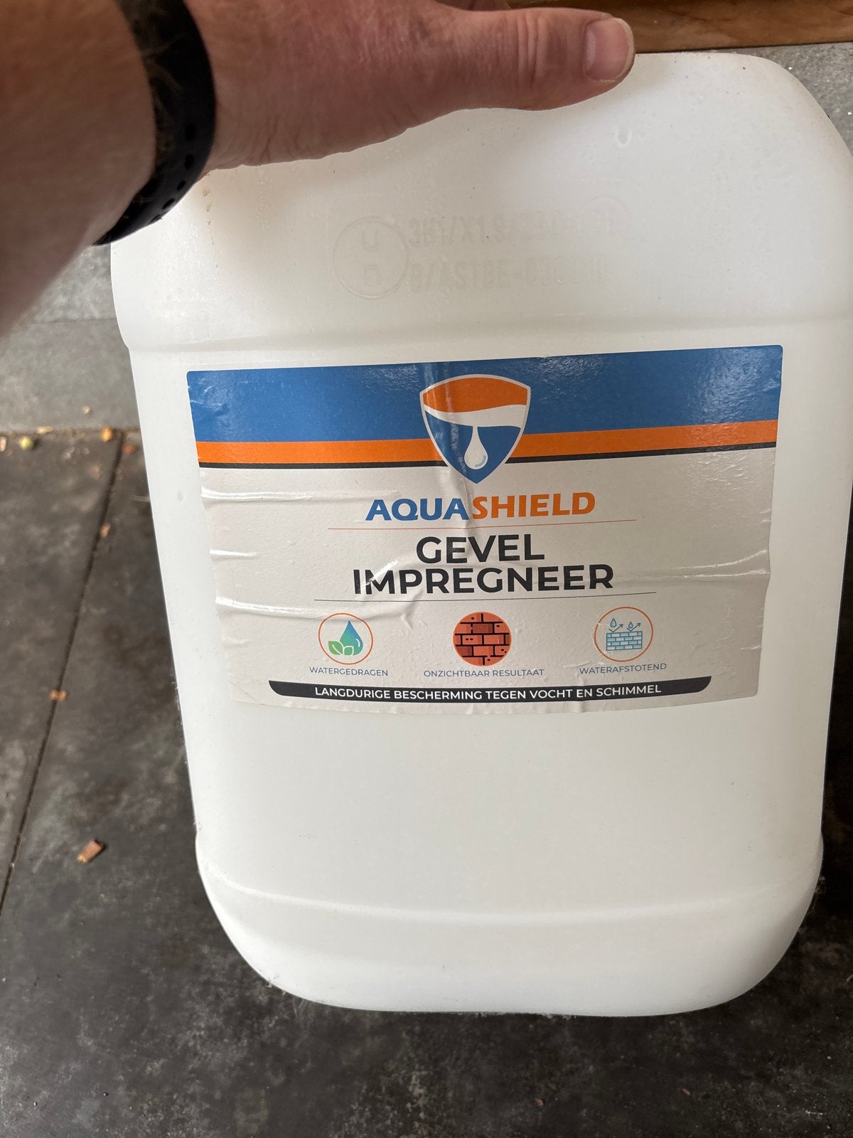 Aquashield Gevel Impregneer - +\- 30% in de kan, Overige kleuren, 5 tot 10 liter, Nieuw, Beits
