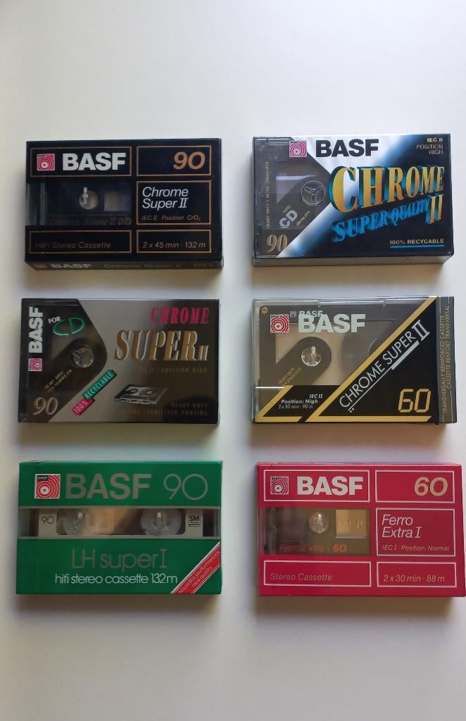 BASF bandjes, geseald., 2 t/m 25 bandjes, Overige genres, Ophalen of Verzenden, Nieuw in verpakking