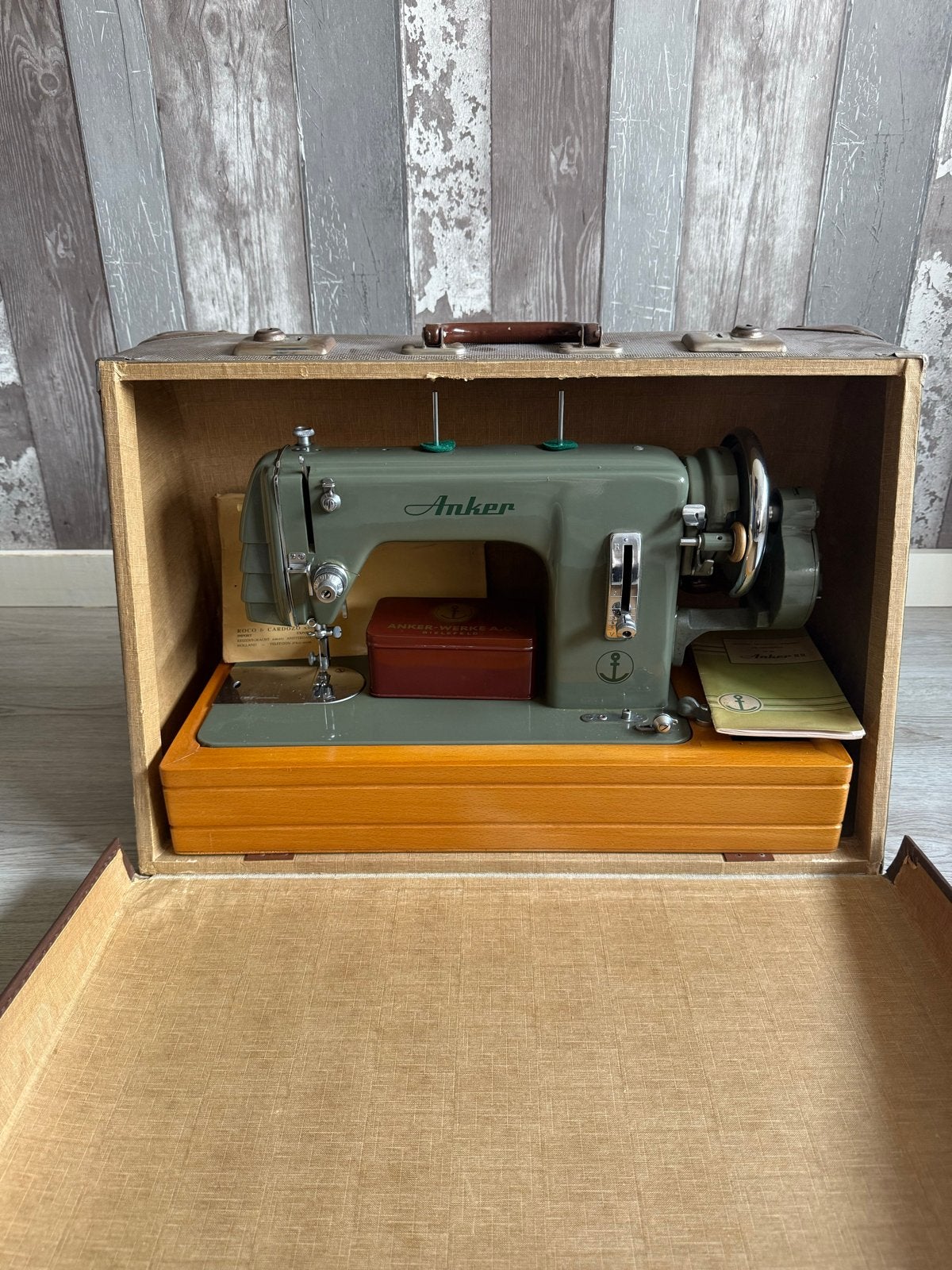 Vintage Anker Naaimachine - Werkend, jaren '50, Ophalen
