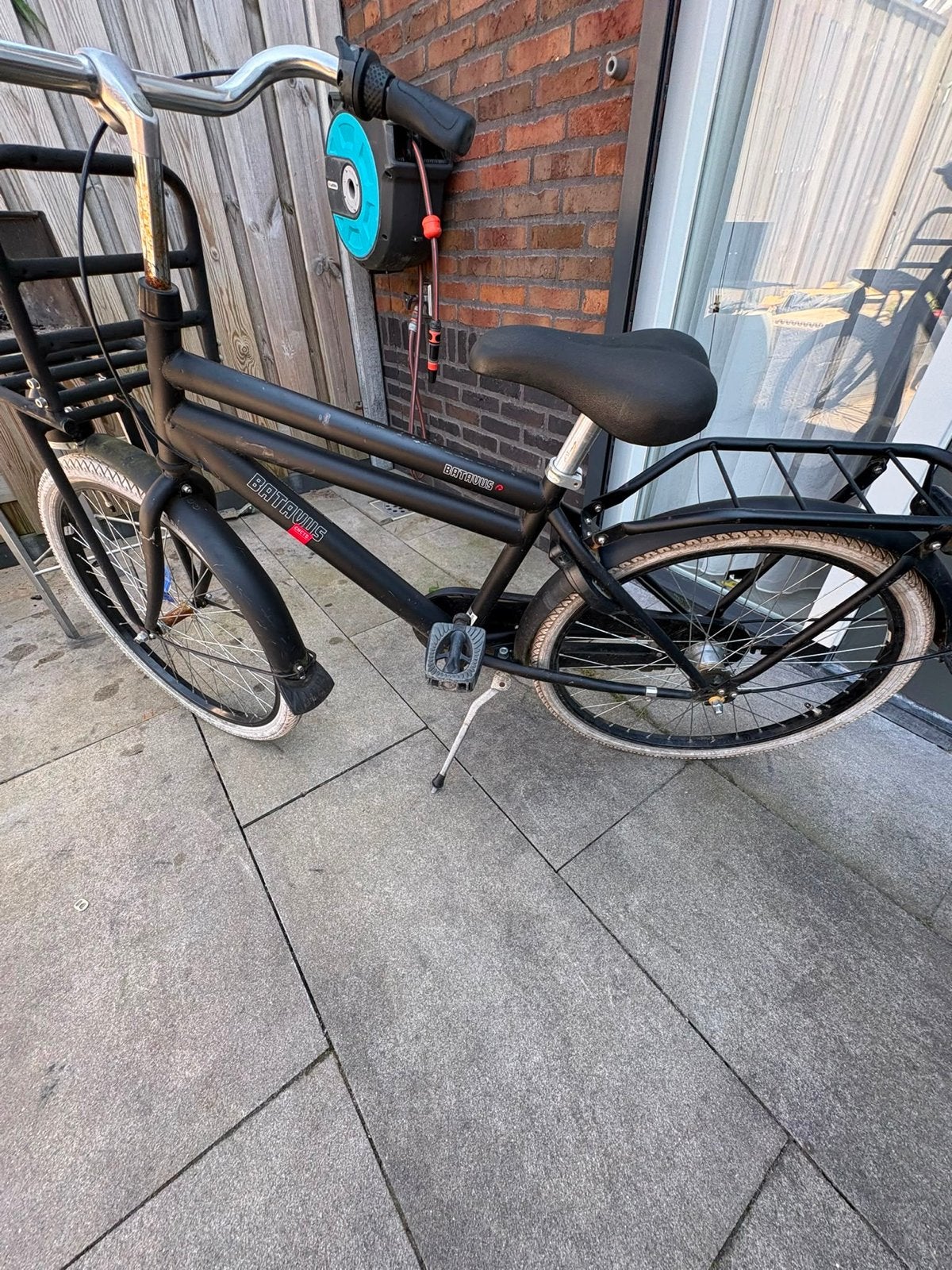 Batavus jongensfiets met voordrager - Gebruikt, Fietsen en Brommers, Ophalen, Terugtraprem, Batavus, 53 tot 56 cm