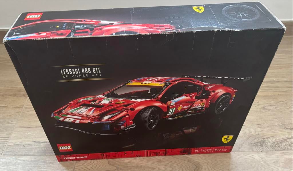 LEGO Technic Ferrari 488 GTE AF Corse #51 - Nieuw in doos, Overige merken, Auto, Groter dan 1:32, Nieuw
