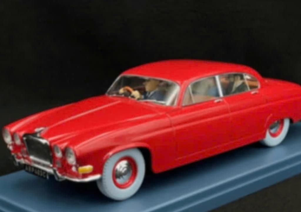 Jaguar MK 10 1962 Kuifje 1/24 voitures TINTIN # 20, Verzenden, Nieuw, Auto, Overige merken