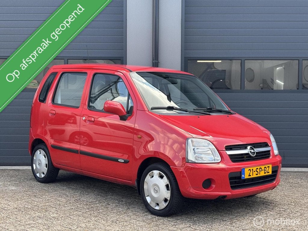 Opel Agila 1.2-16V Temptation Uitvoering // Airco & Hoog Zit, Auto's, Opel, Bedrijf, Te koop, Agila, ABS, Airbags, Airconditioning