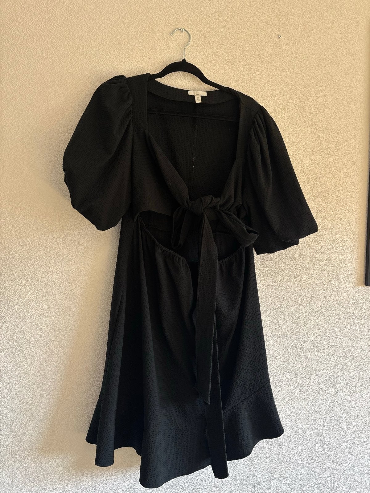 H&M Mama Zwangerschaps- en Voedingsjurk maat M Zwart, Maat 38/40 (M), Ophalen of Verzenden, Zo goed als nieuw, Jurk