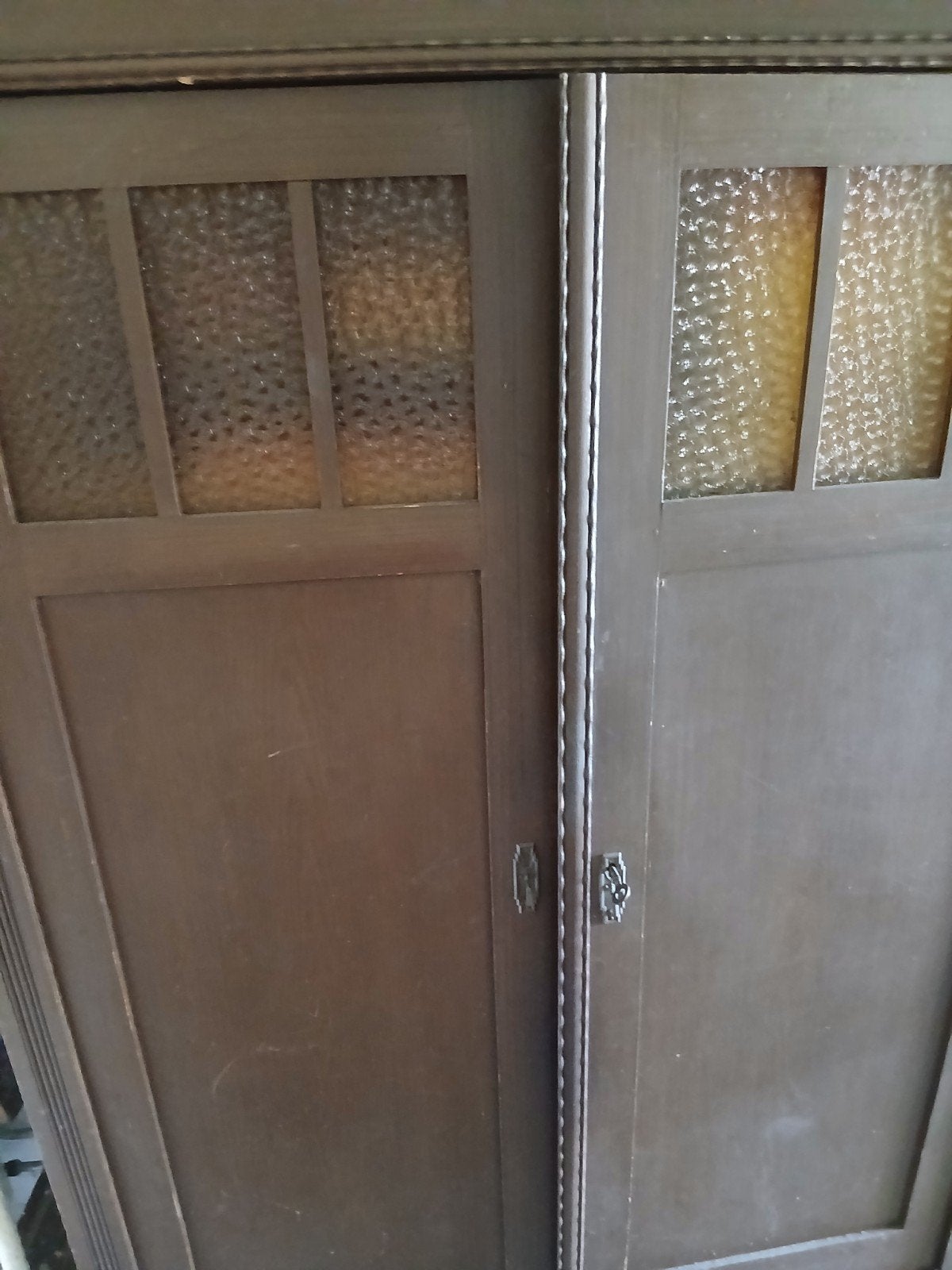 Vintage houten kast jaren 30, Antiek en Kunst, Antiek | Meubels | Kasten, Ophalen