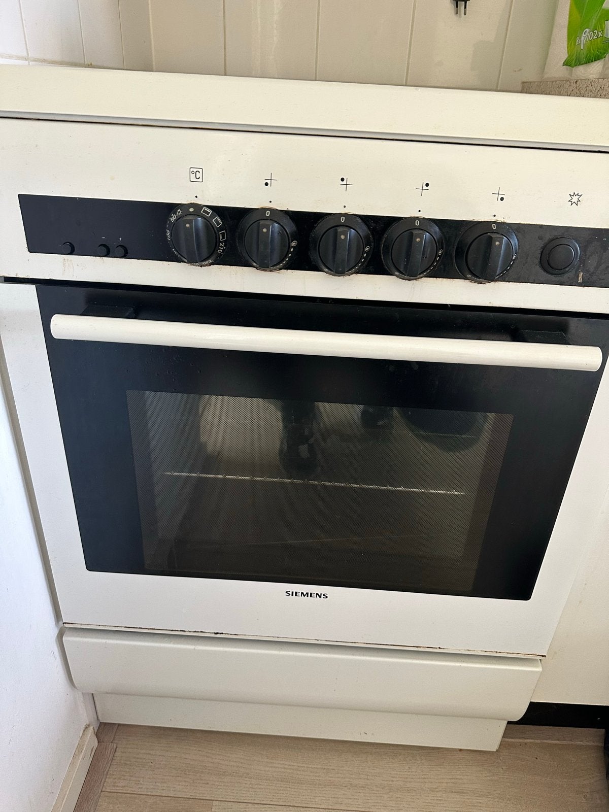 Siemens gasfornuis met elektrische oven en elektronische ont, Ophalen, Gebruikt, 60 cm of meer, 4 kookzones