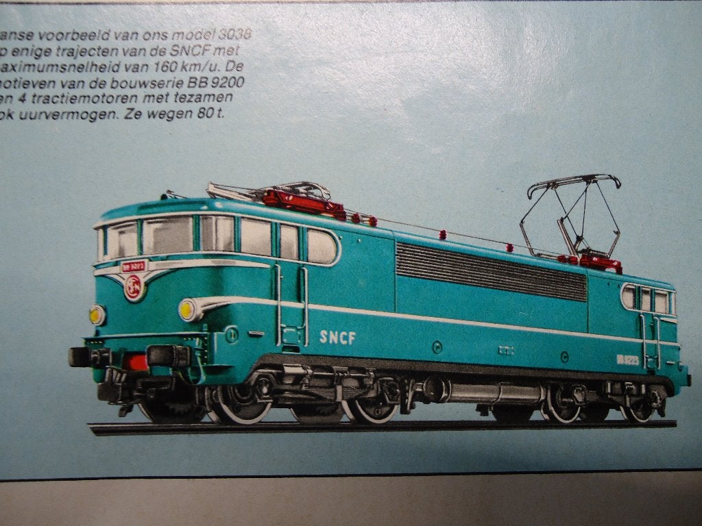 marklin lok 3038 met wagon 4076 frankrijk, Ophalen, Wisselstroom, Gebruikt, Locomotief