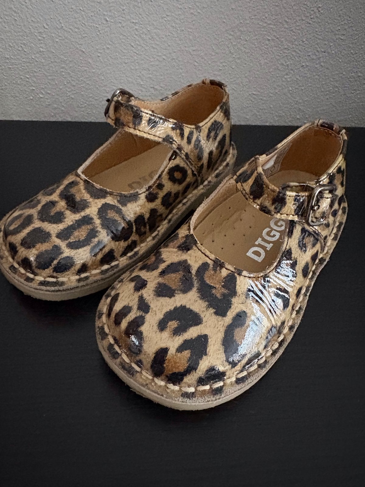 Diggers leren lakschoenen luipaardprint - Zo goed als nieuw, Ophalen of Verzenden, Zo goed als nieuw, Meisje, Schoenen