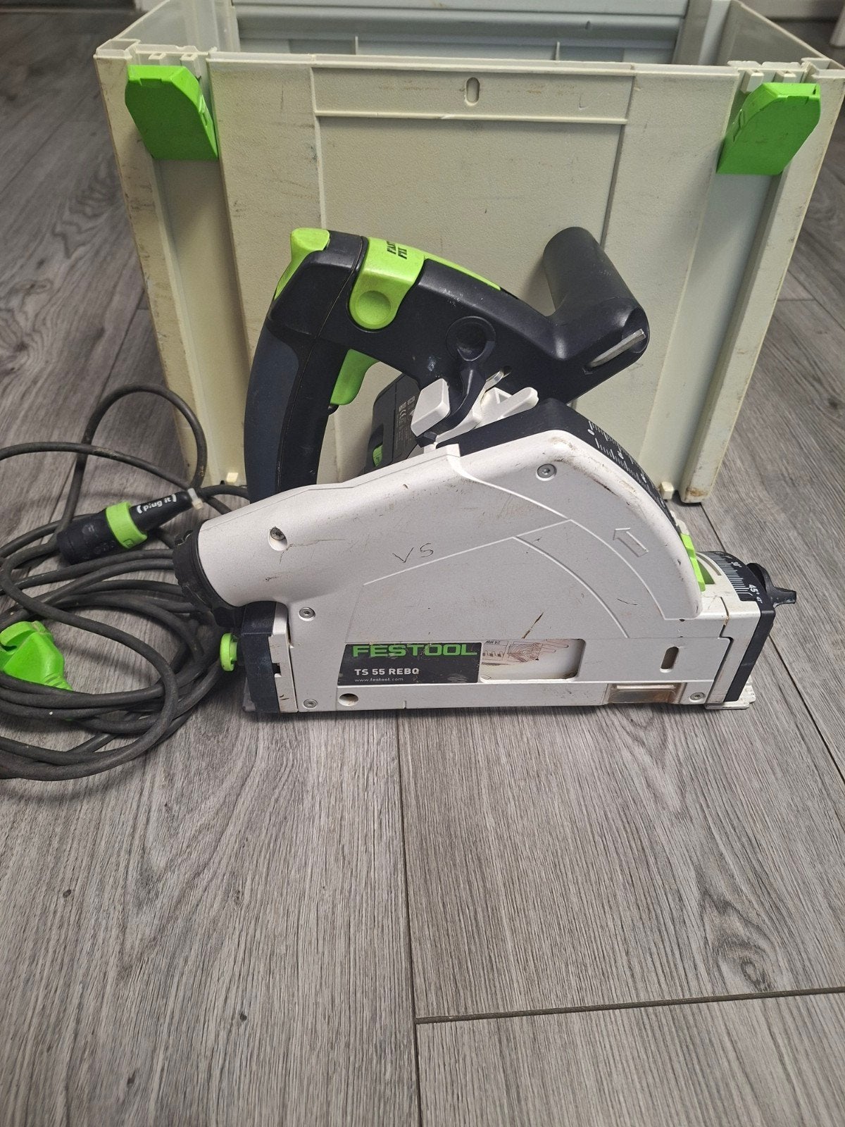 Festool TS 55 REBQ invalzaag met FastFix, Doe-het-zelf en Verbouw, Gebruikt, Invalzaag, 600 tot 1200 watt, Ophalen of Verzenden