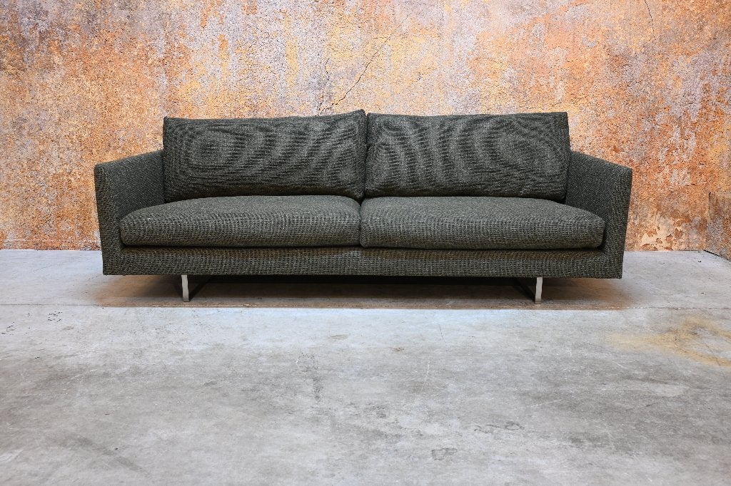 NIEUW beklede groene stoffen Montis Axel design bank, Montis, 150 tot 200 cm, Montis, Tweepersoons