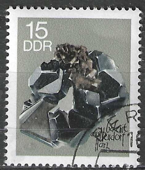 Duitsland DDR 1969 - Yvert 1166 - Mineralen (ST), Verzenden, DDR, Gestempeld