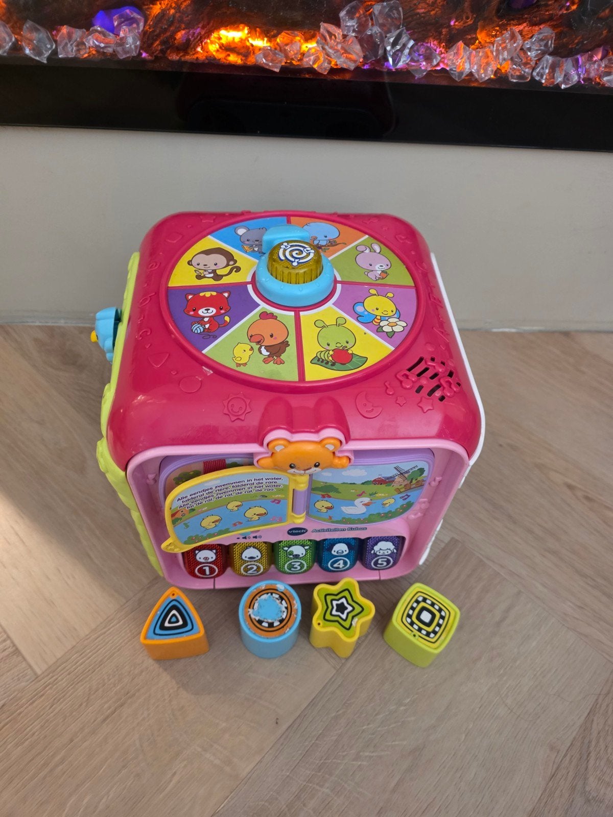 Vtech kubus, Ophalen