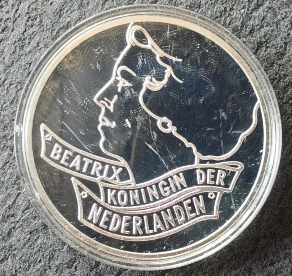 Zilveren Proof Munt 50 Gulden Verdrag van Maastricht 1993, Ophalen of Verzenden