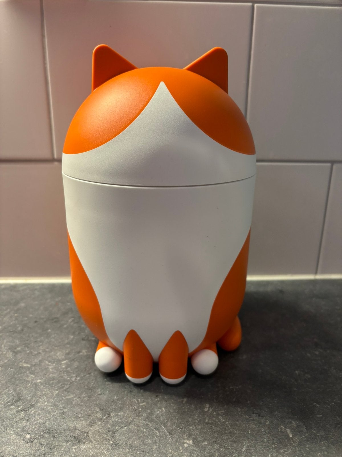 Oranje/wit kat Ikea Grejsimojs NIEUW, Verzenden, Nieuw, Oranje, Overige materialen