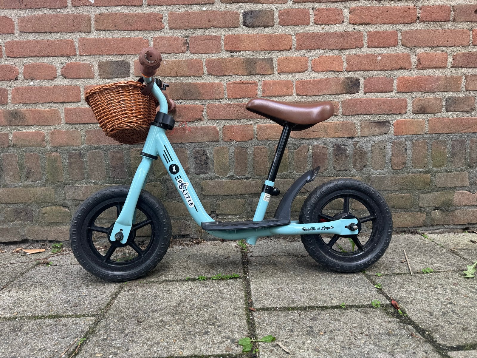 Kinderloopfiets met mandje, Fietsen en Brommers, Ophalen, Zo goed als nieuw, Minder dan 16 inch