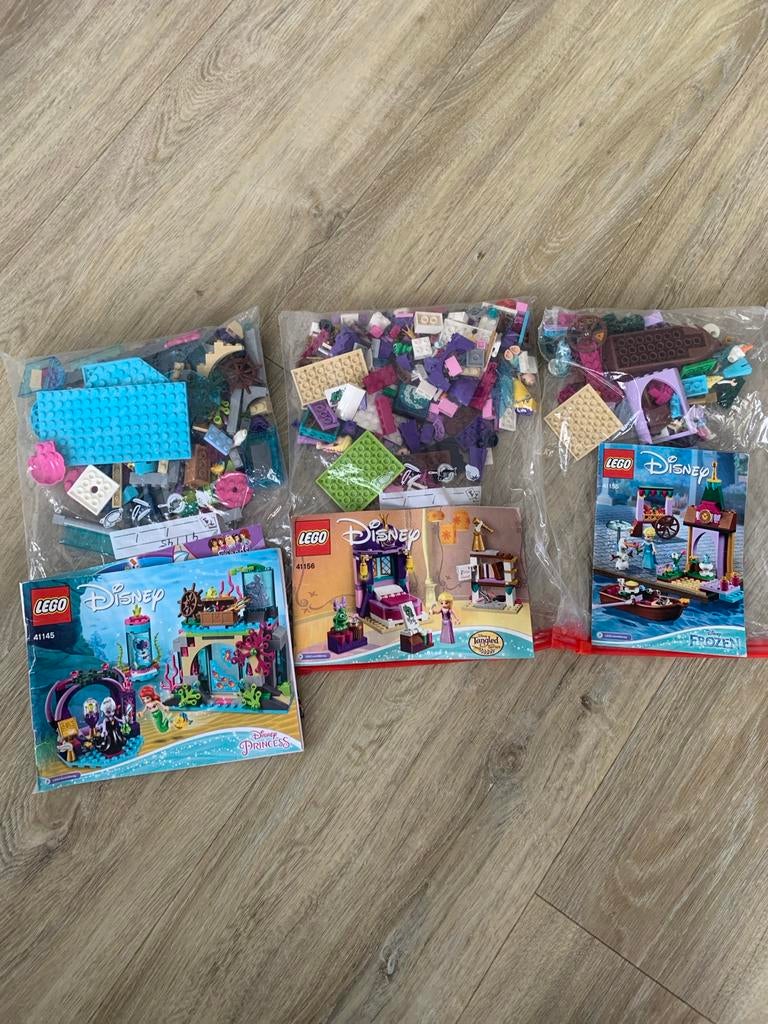 Lego Disney Princess sets 41145, 41156, en Frozen set, Ophalen, Gebruikt, Lego, Disney