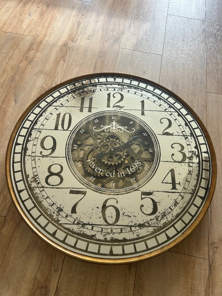 Living room Clock, Ophalen, Wandklok, Zichtbaar uurwerk, Analoog
