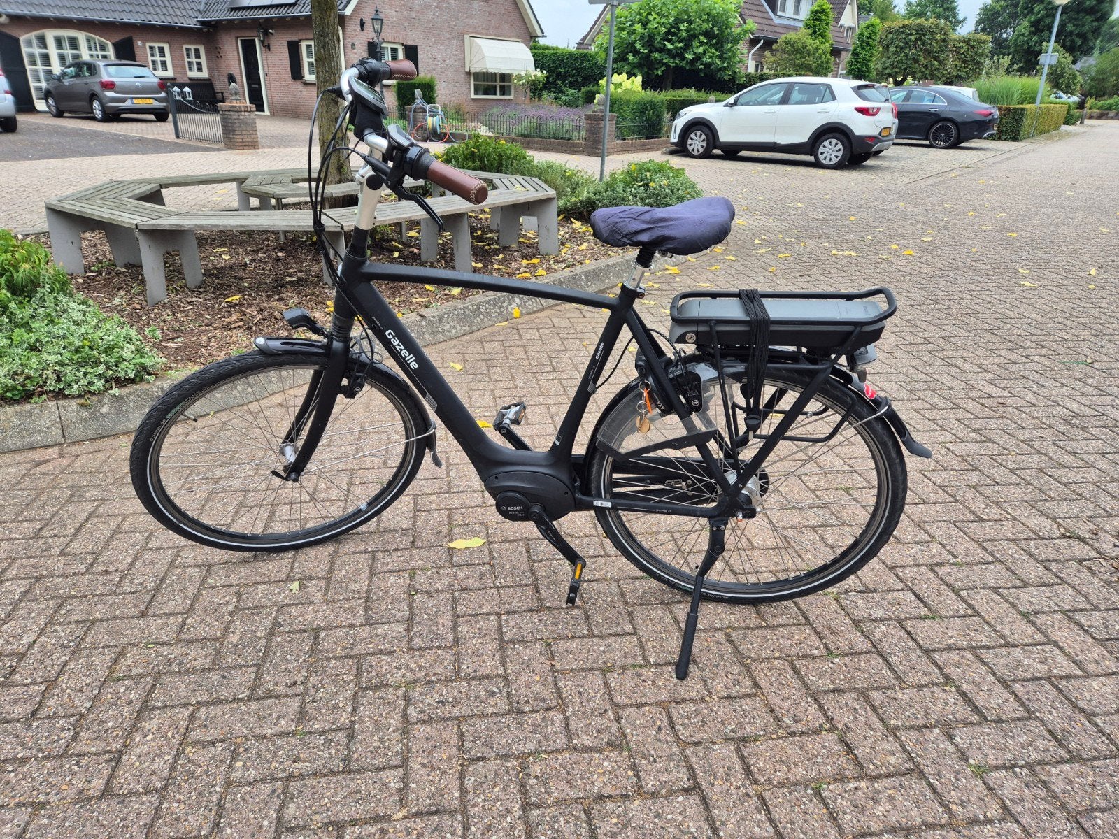 Gazelle elektrische herenfiets, framemaat 61, 59 cm of meer, Ophalen, Gebruikt, Gazelle