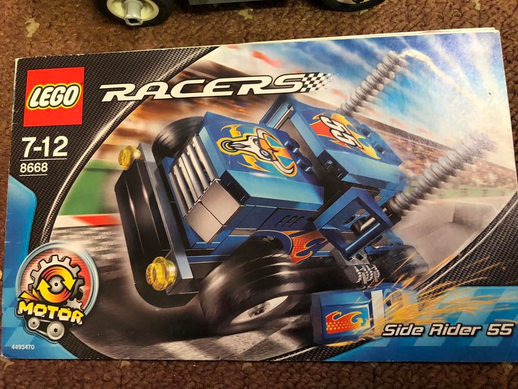 Lego racer 8668 side rider, Ophalen of Verzenden, Zo goed als nieuw