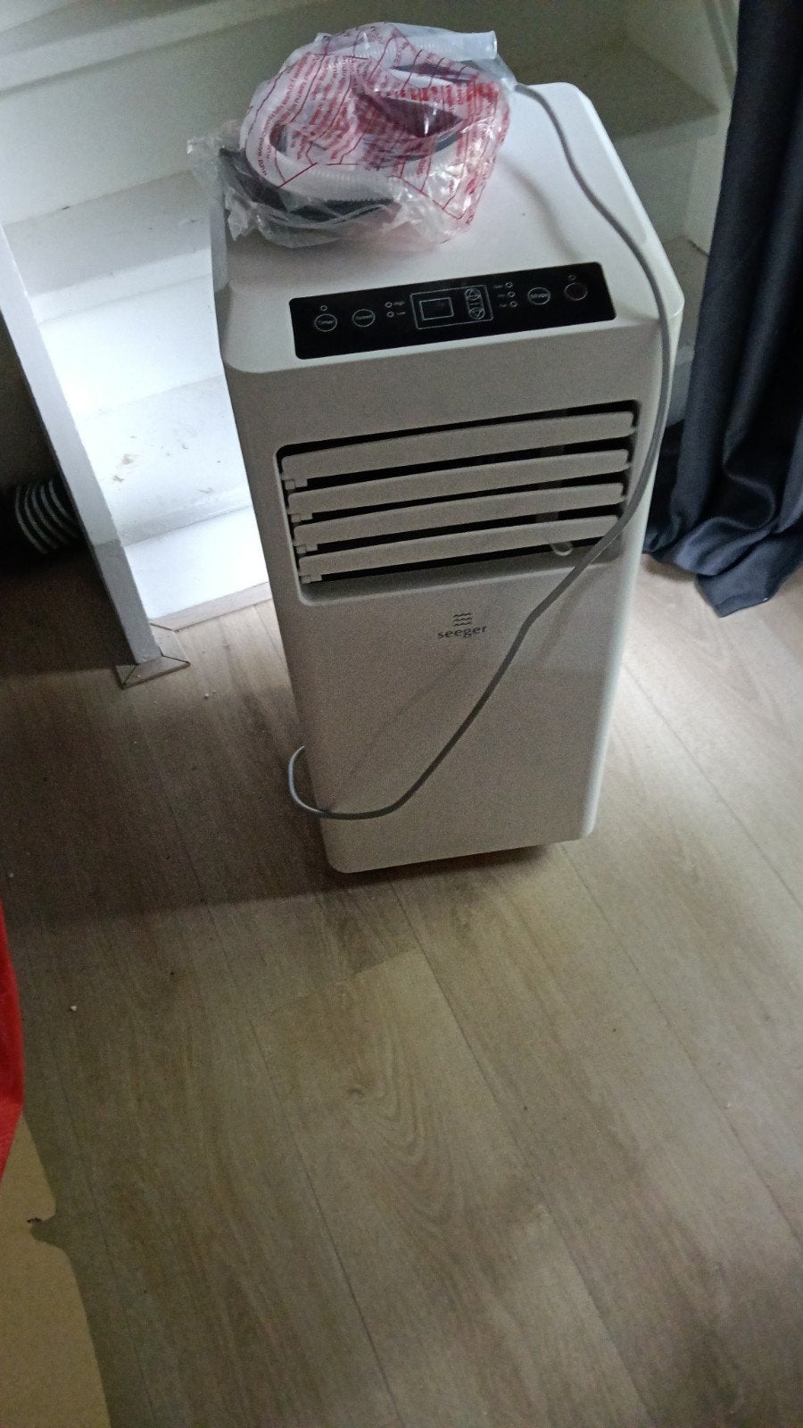 seeger airconditioning, Ophalen, Minder dan 60 m³, 3 snelheden of meer, Zo goed als nieuw