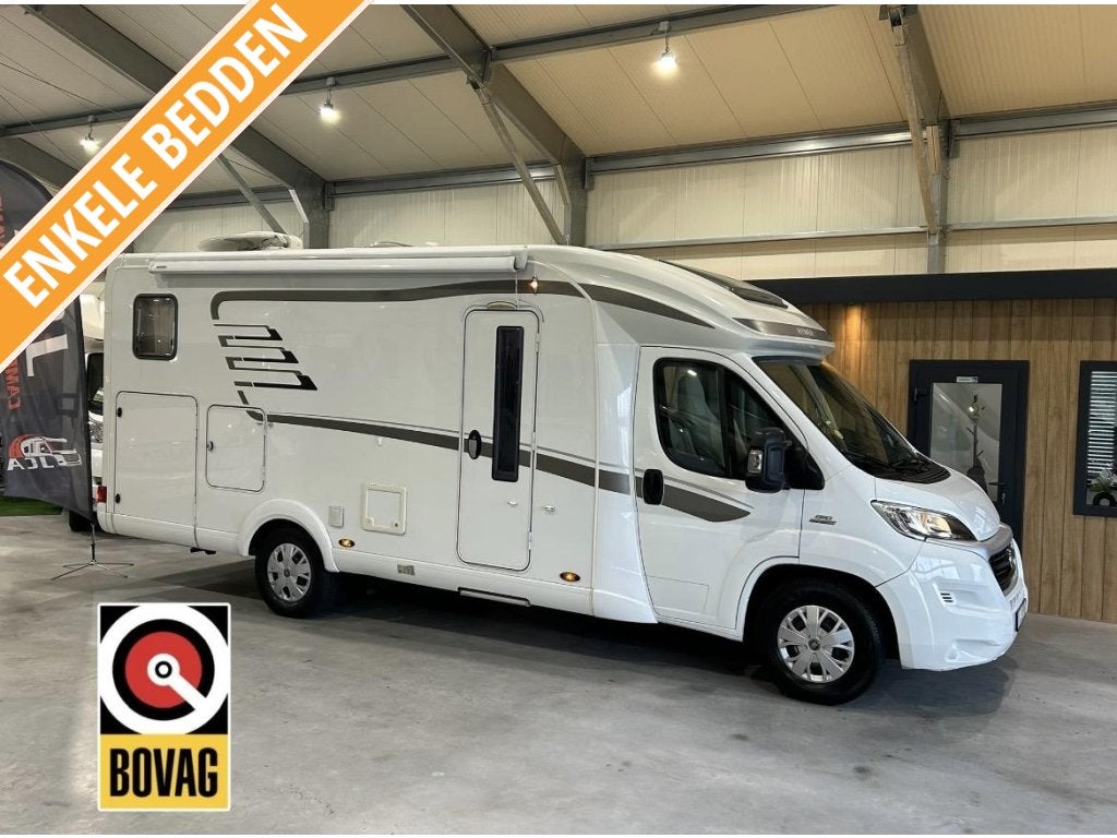 Hymer EXSIS T588 Enkele Bedden/Garage Fiat 130PK, Ringverwarming, Fiat, Tot en met 2, 7 tot 8 meter