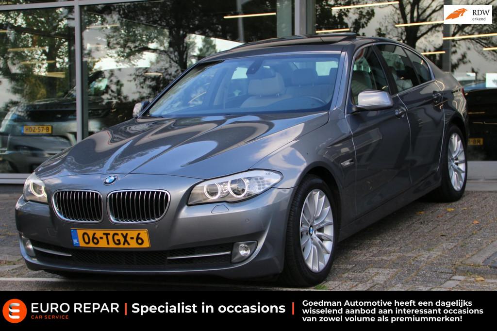 BMW 5-serie 535i High Executive DEALER OND NL-AUTO NAP!, Euro 5, Achterwielaandrijving, Gebruikt, 1675 kg